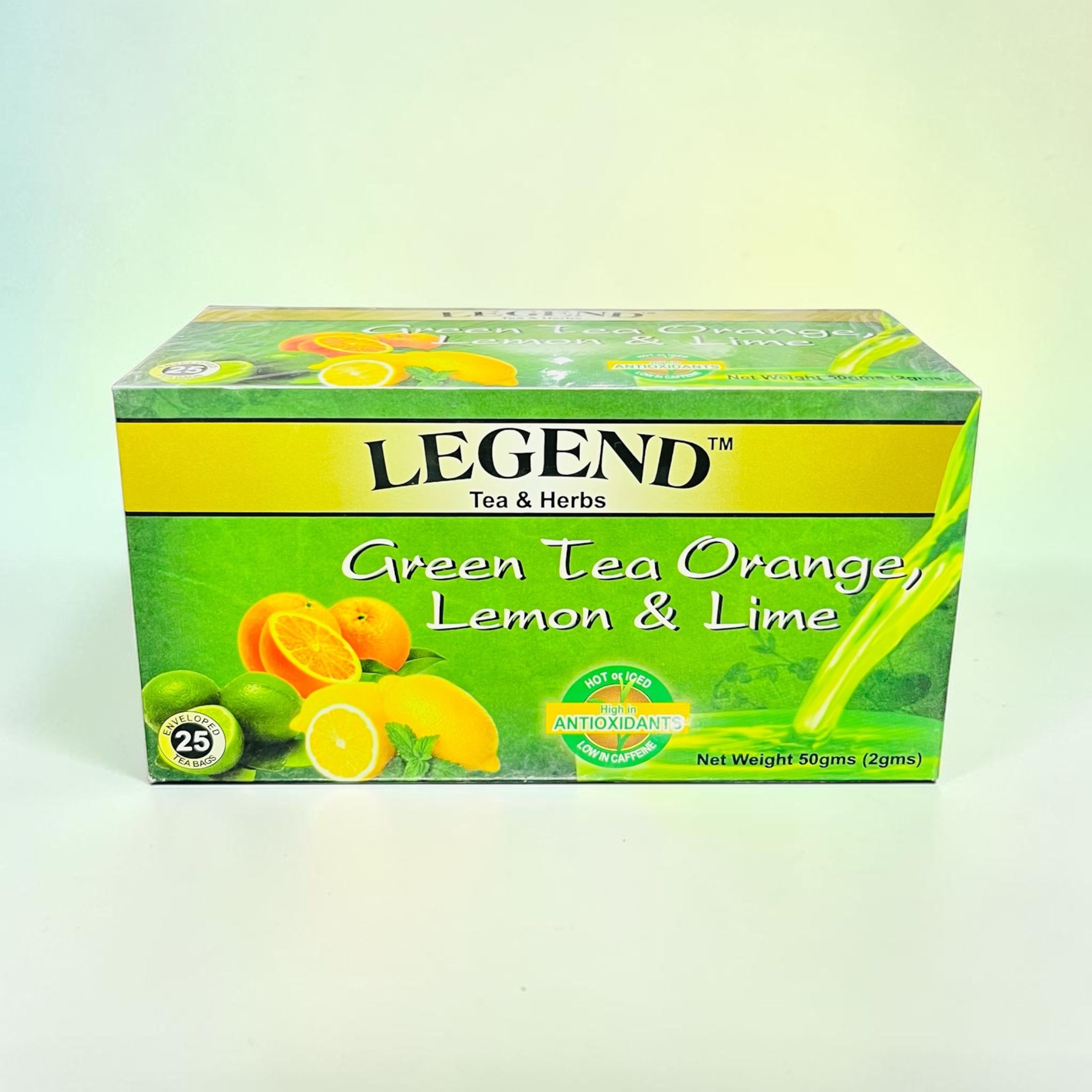 LEGEND GREEN TEA ORANGE, LEMON &AMP; LIME 50